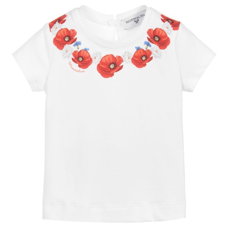 Βρεφική κοντομάνικη μπλούζα ''Poppy''
