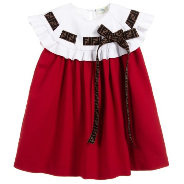 Παιδικό Φόρεμα Κόκκινο FENDI