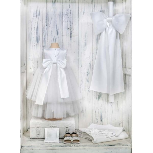 Βαπτιστικό τούλινο φόρεμα - NATURA