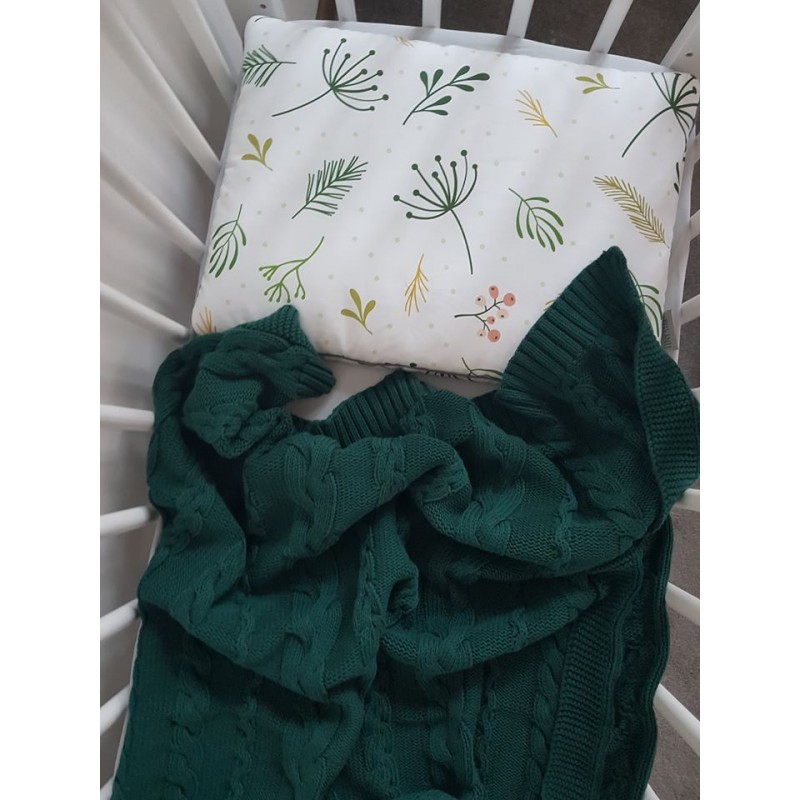Βρεφική Βαμβακερή Κουβέρτα σε Πράσινο